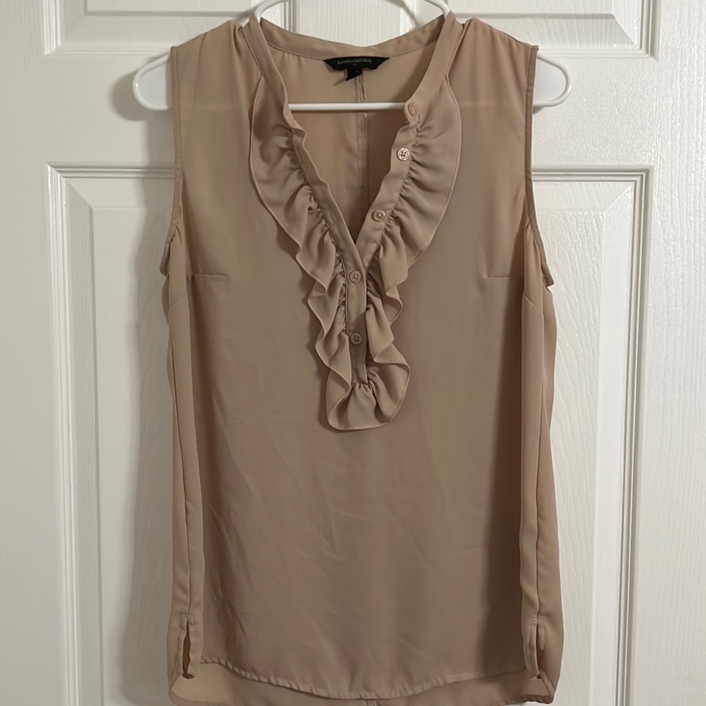 Banana Republic sleeveless blouse